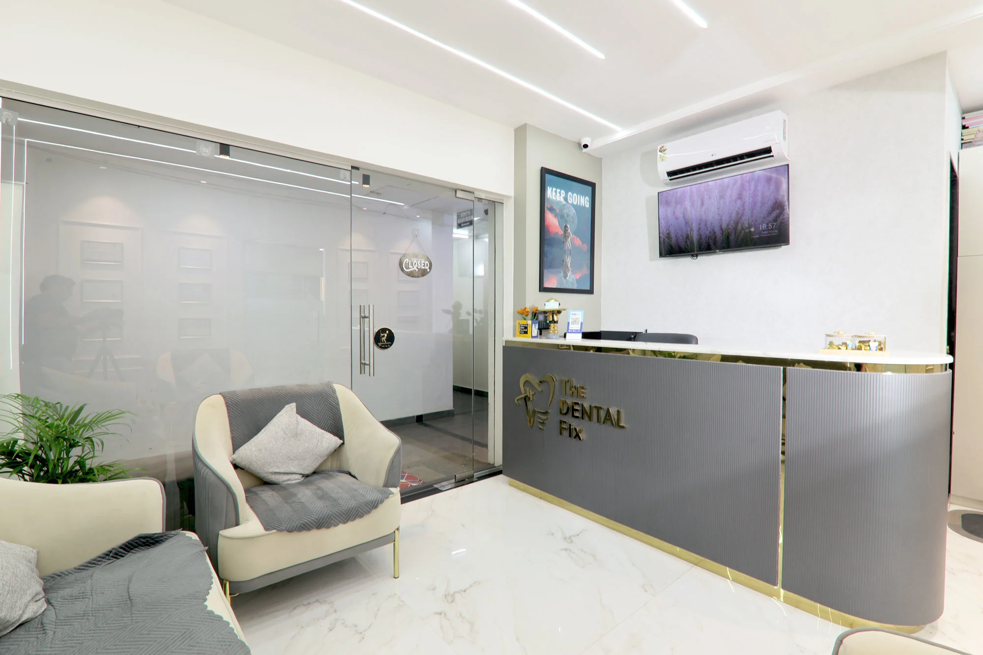 The Dental Fix Reception Area