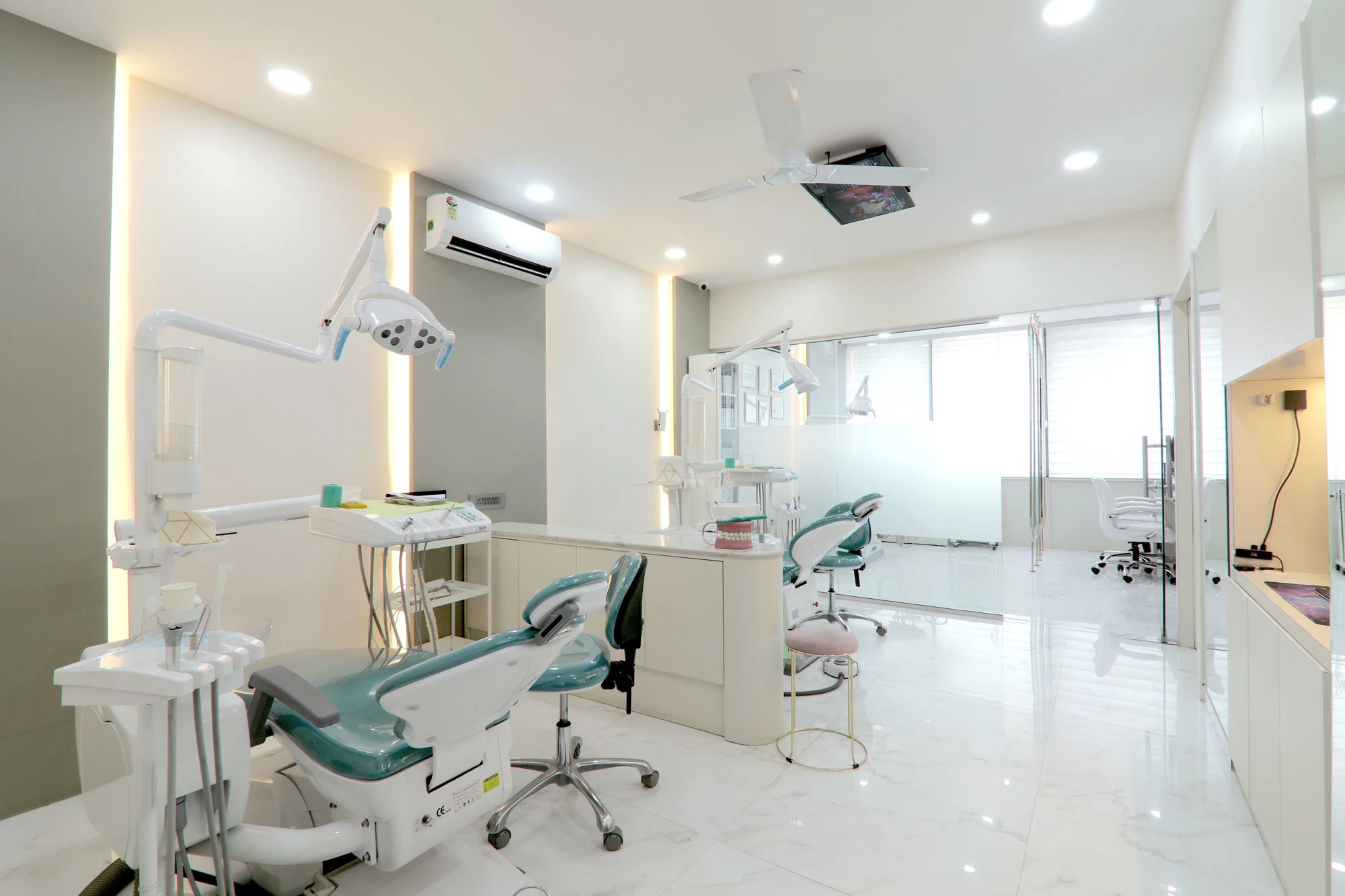Dental clinic interior